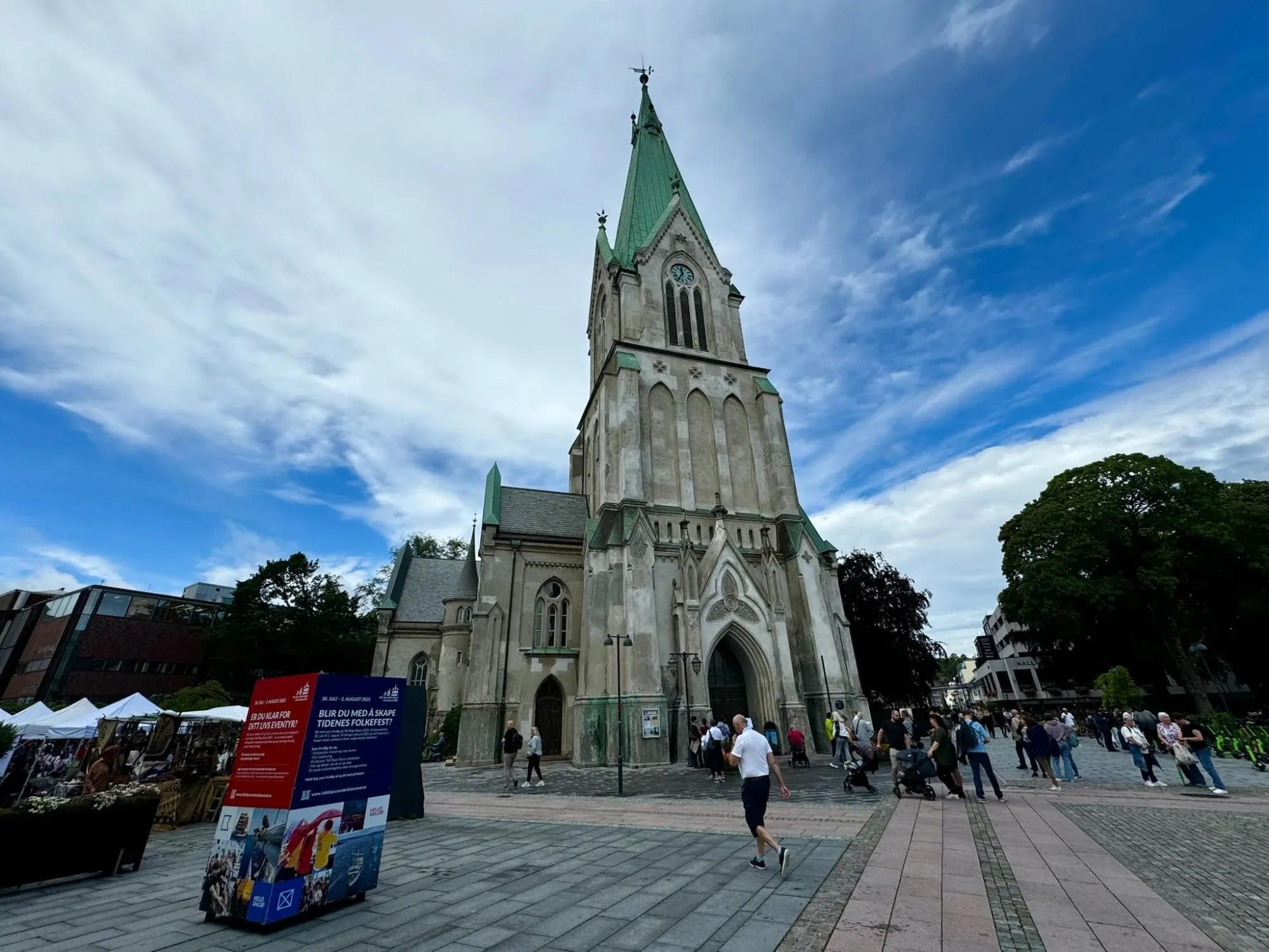 Kirche in Kristiansand Norwegen