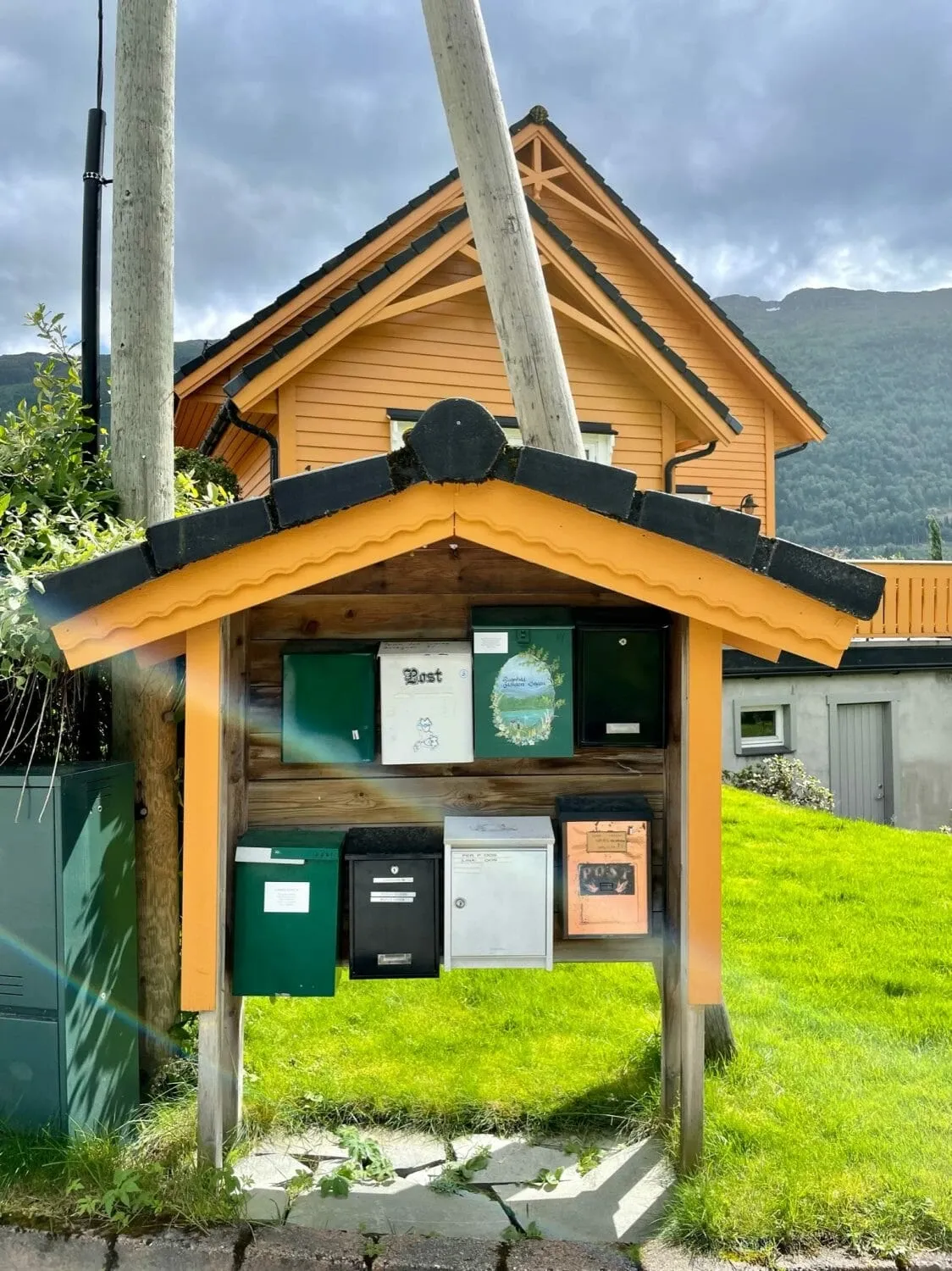 Briefkasten in Nordfjordeid Norwegen