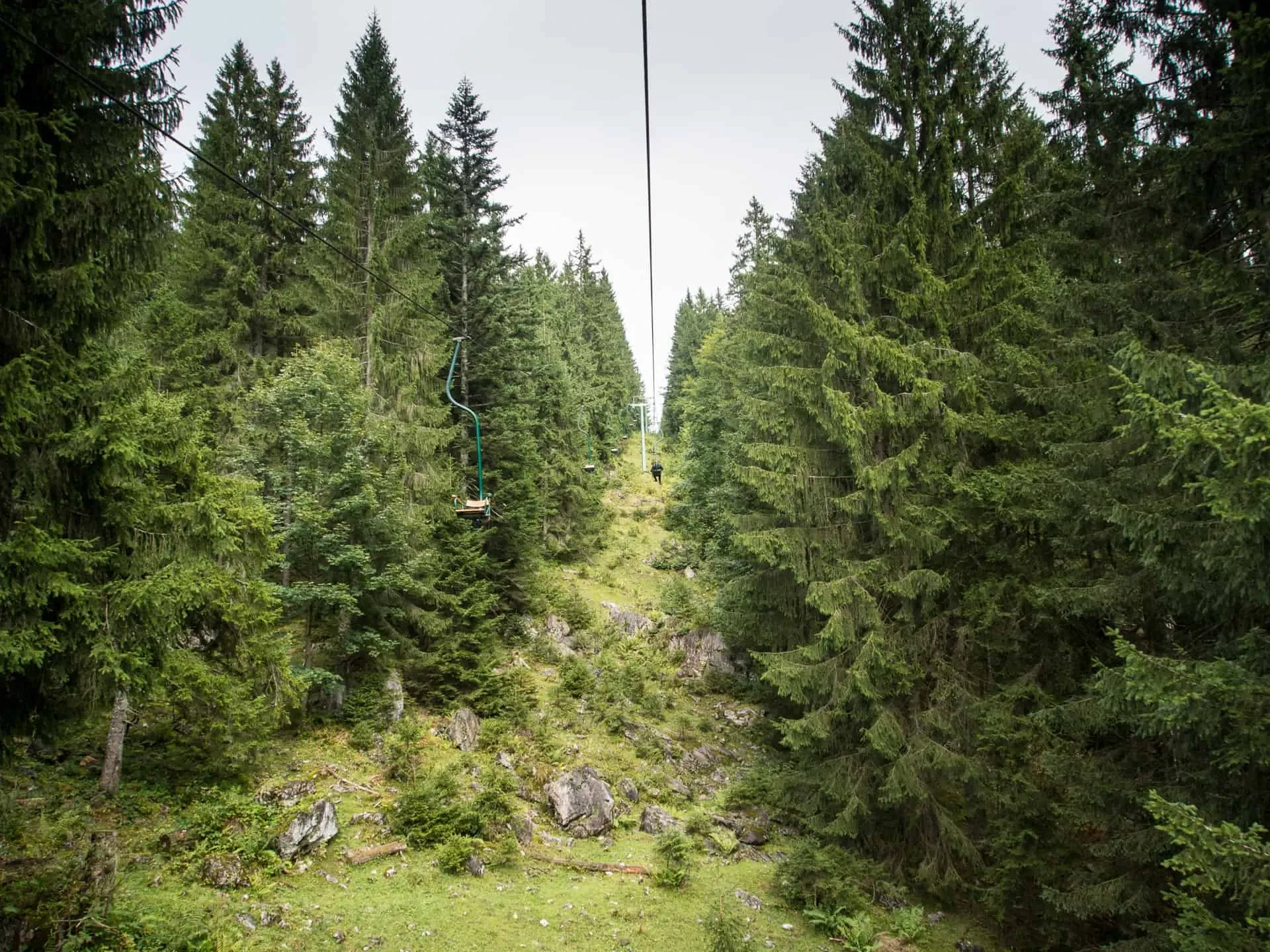 Nostalgie Sessellift zum Dürrnbachhorn auf der Winklmoosalm in Reit im Winkl