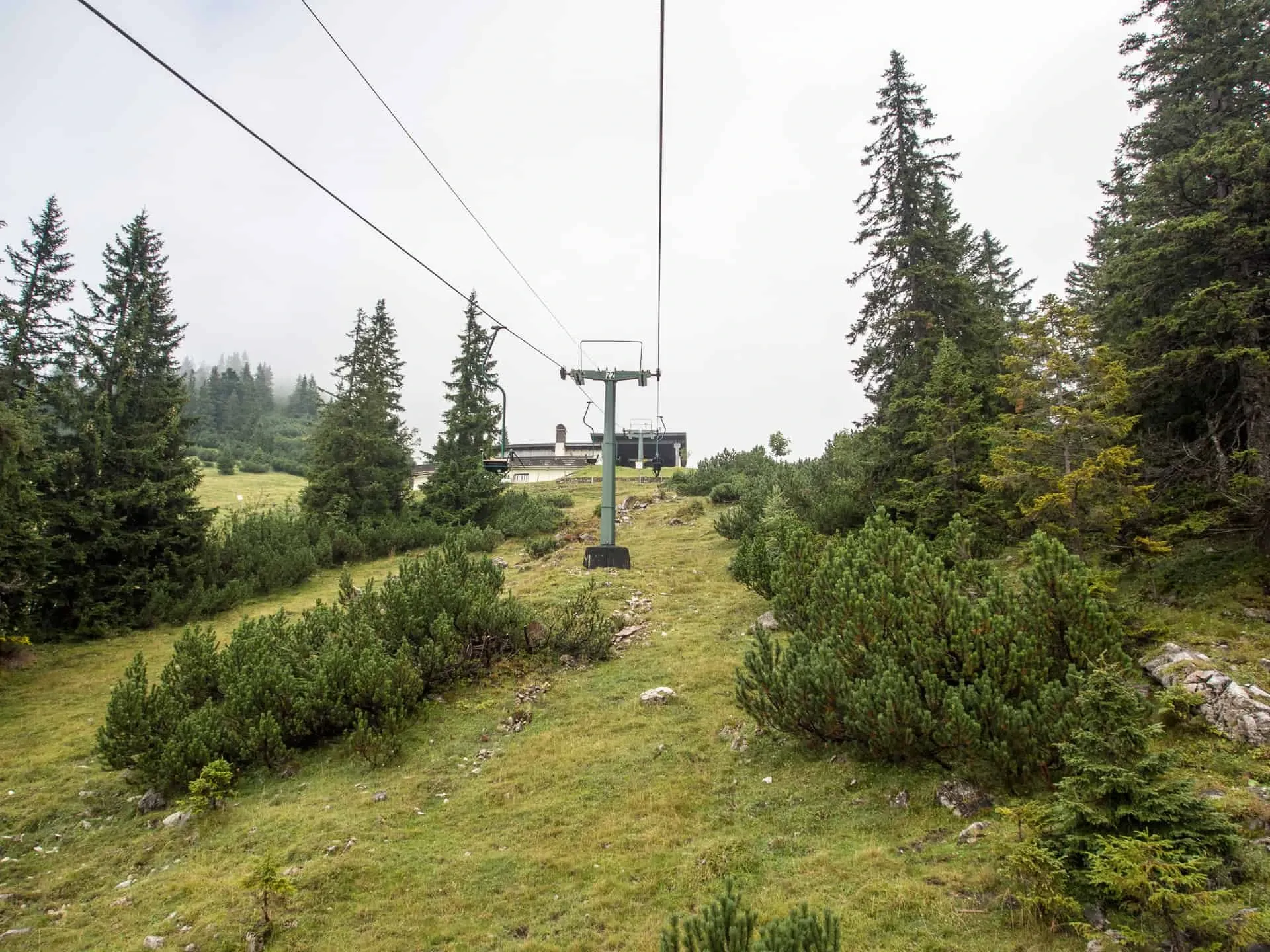 Nostalgie Sessellift zum Dürrnbachhorn auf der Winklmoosalm in Reit im Winkl