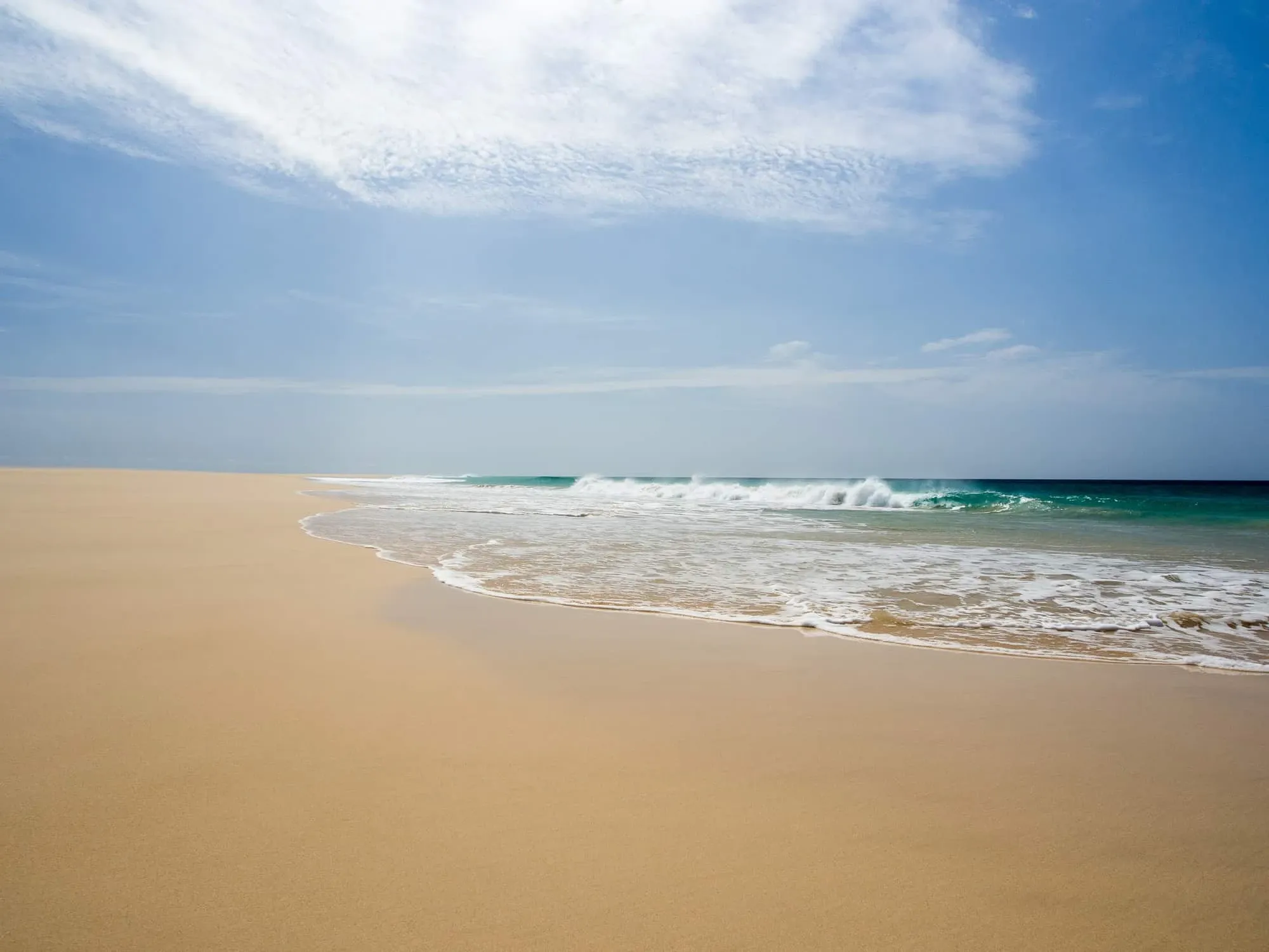 Santa Monica Beach auf Boa Vista Kapverden