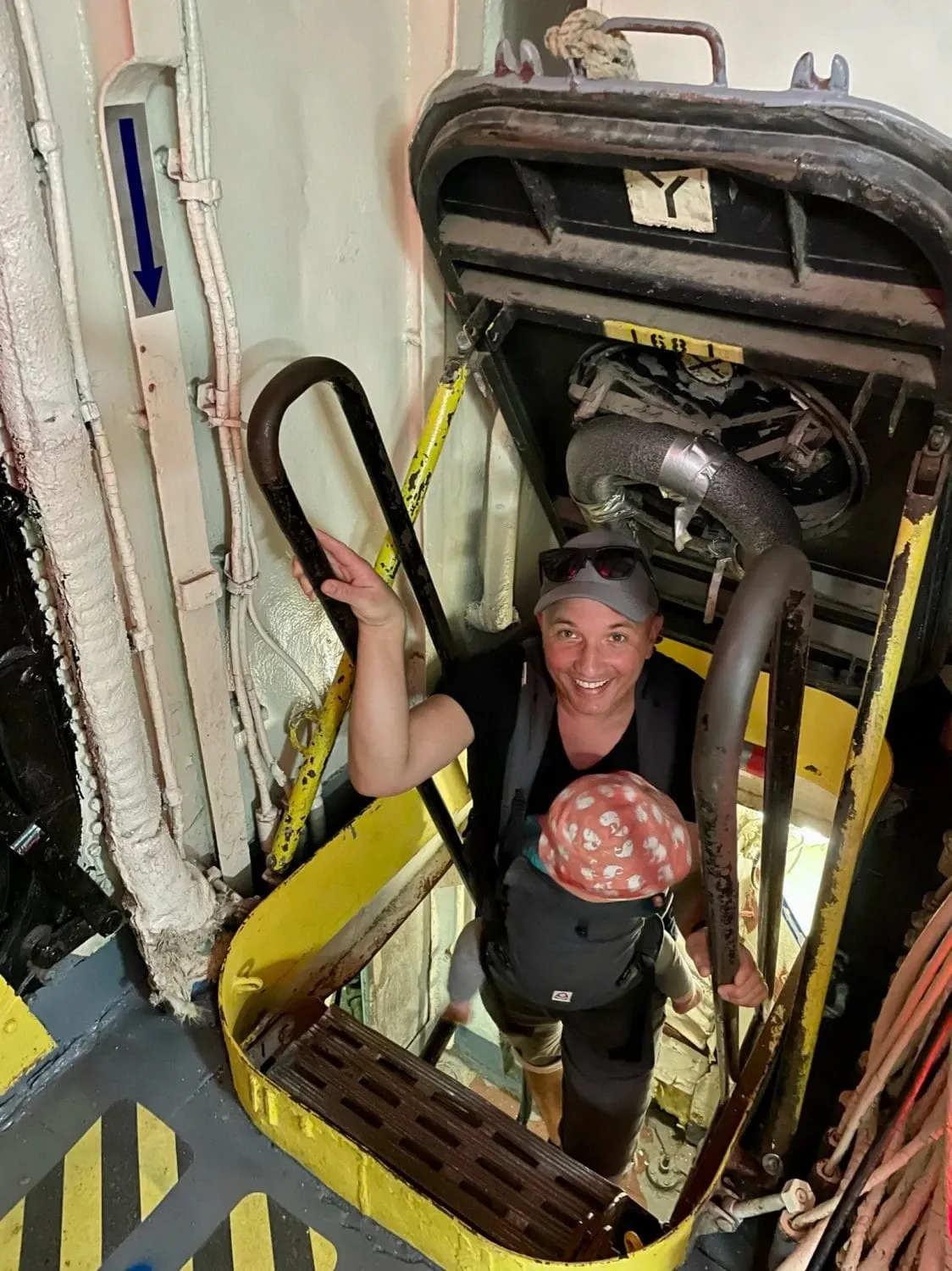 USS Orleck mit Baby unterwegs in Jacksonville