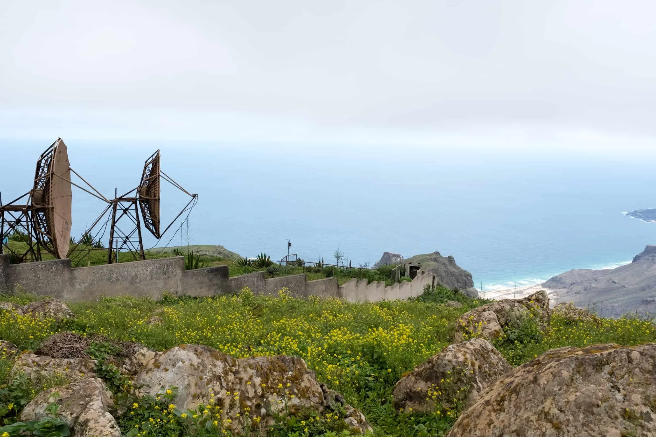 Antennen auf dem Monte Verde auf Sao Vicente auf den Kapverden