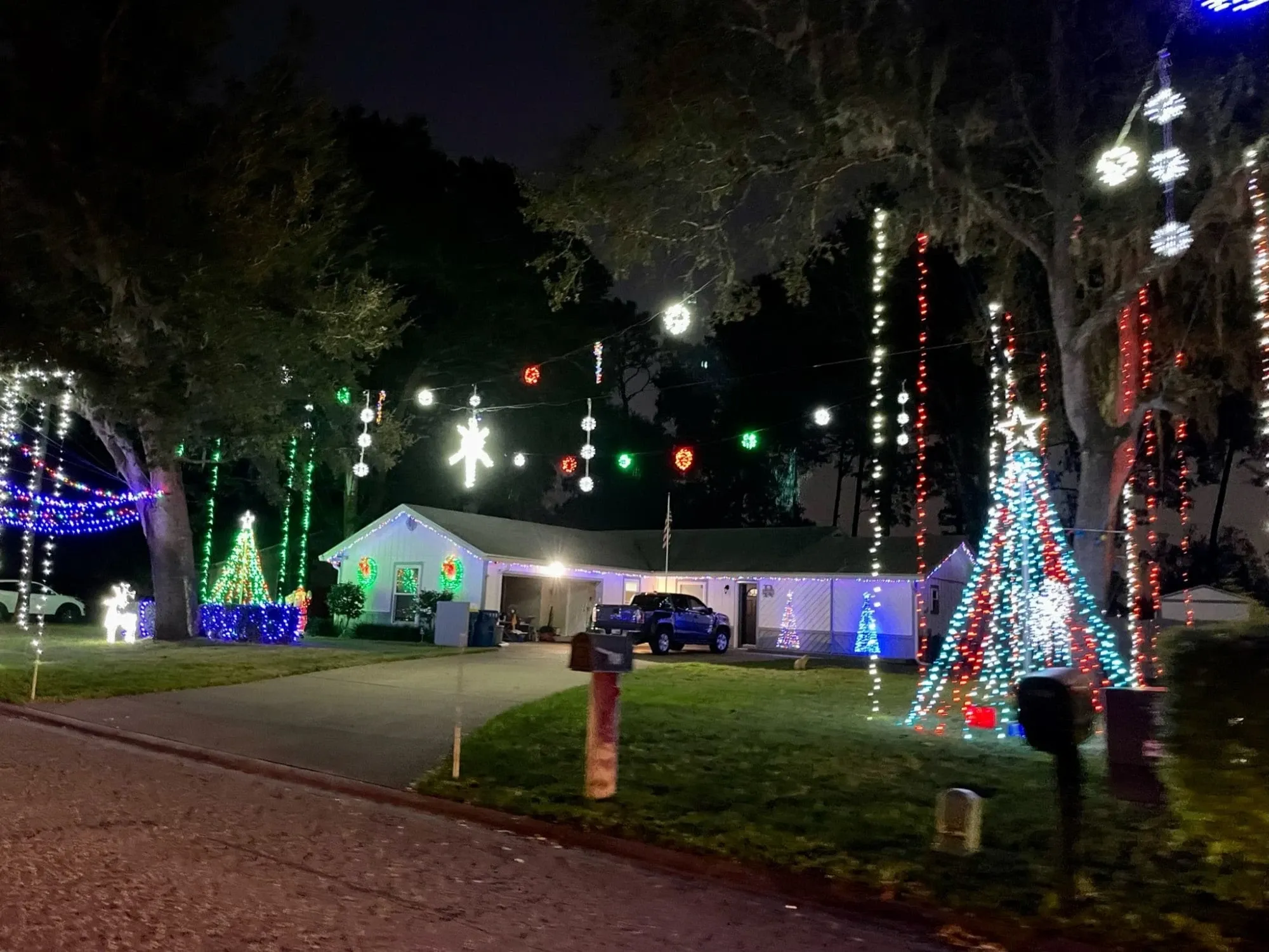 Blackhawk Bluff Christmas Display Girvin Road Florida