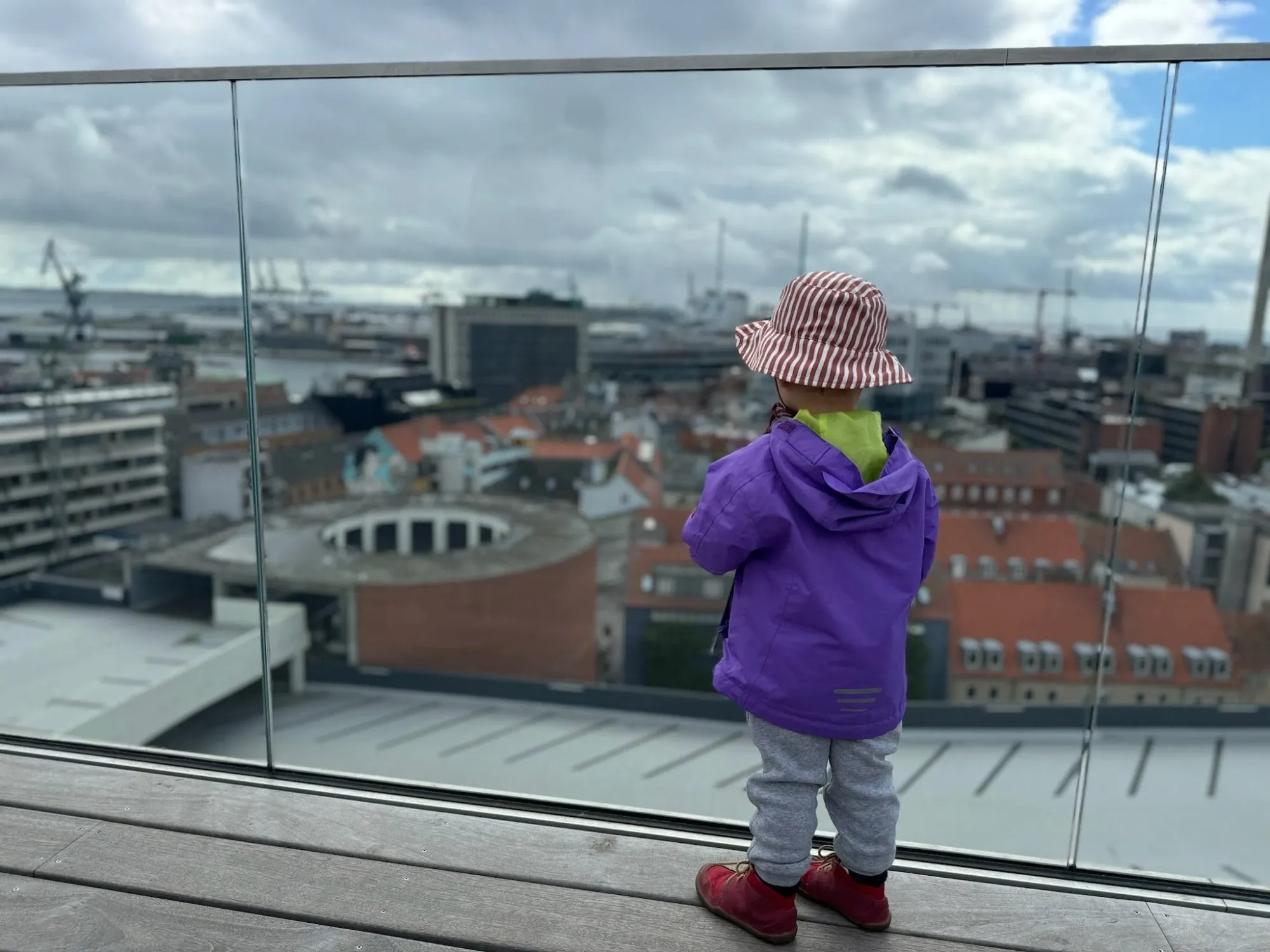 Aussicht Rooftop Salling Aarhus Dänemark