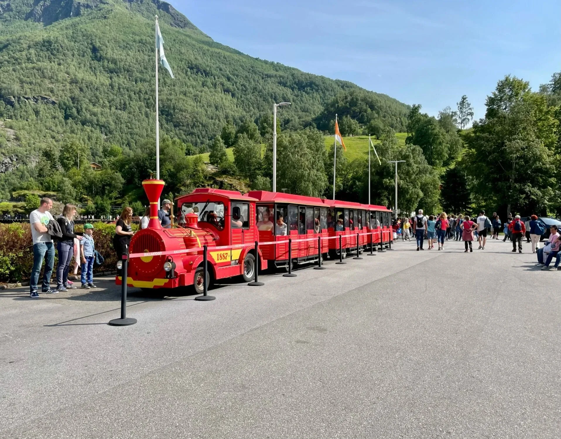 Rallartoget in Flam Bimmelbahn