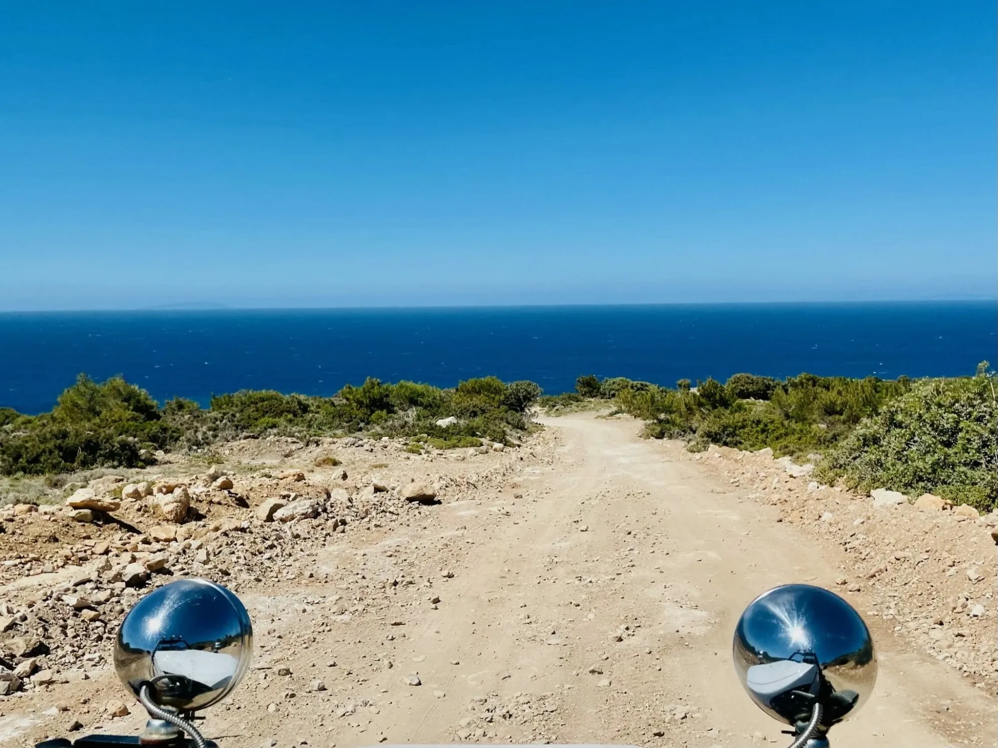 Straße zum Paradise Beach auf Kos