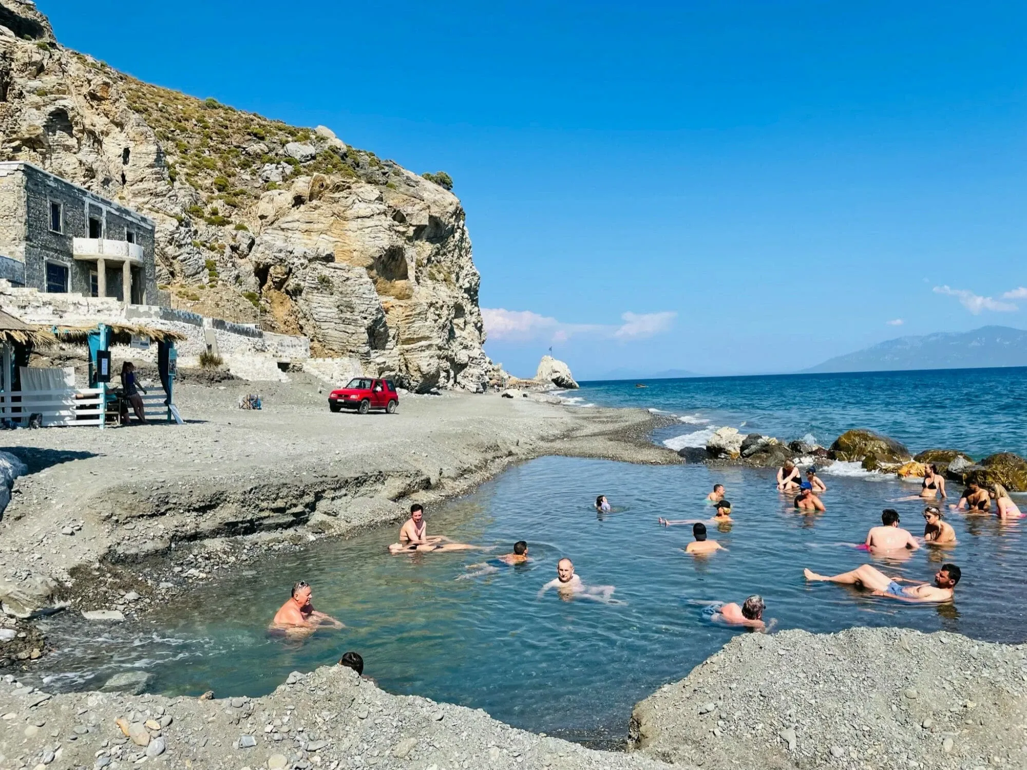 Therma heiße Thermalquellen auf Kos