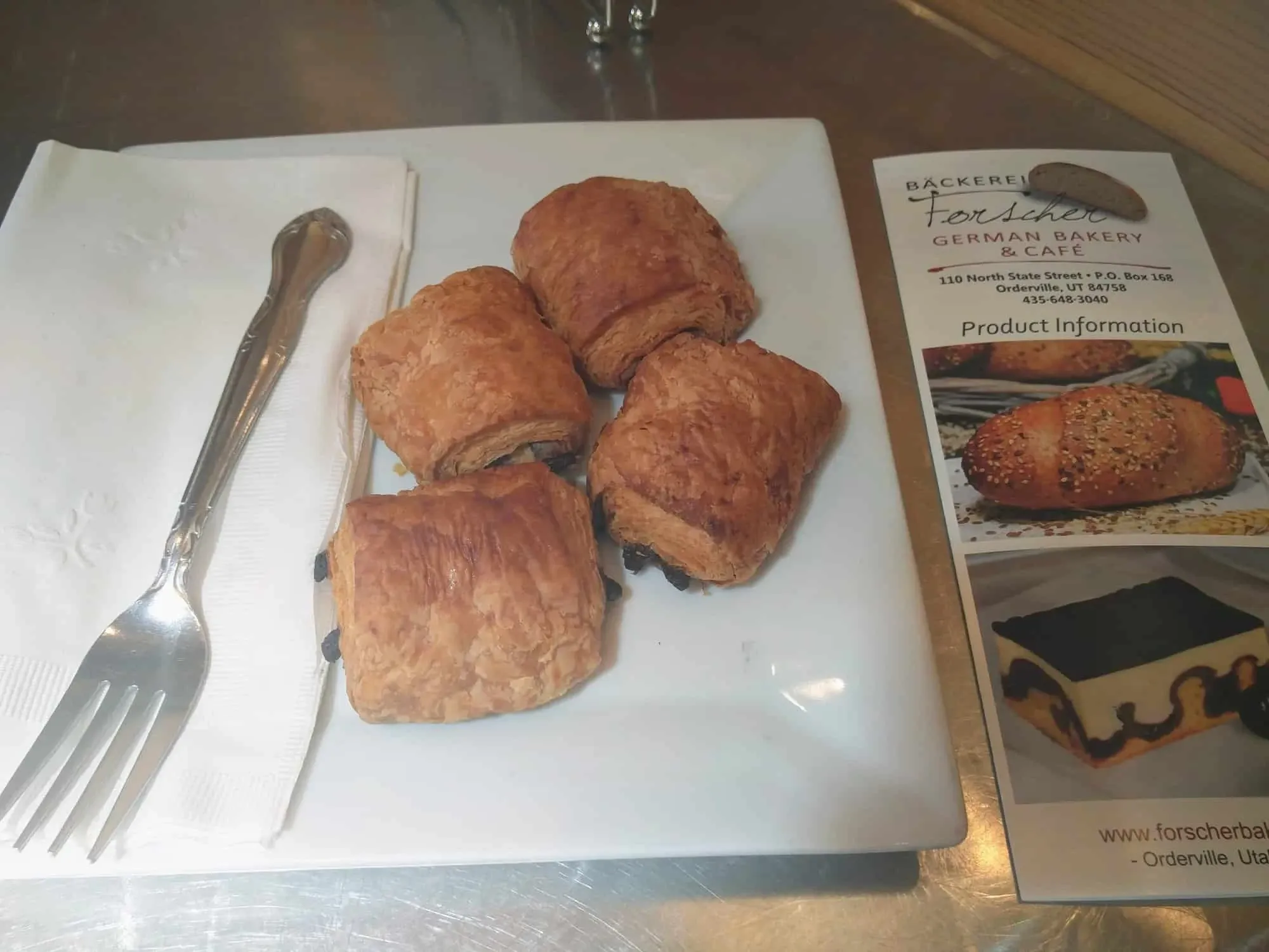 Schokocroissants in der Forscher German Bakery