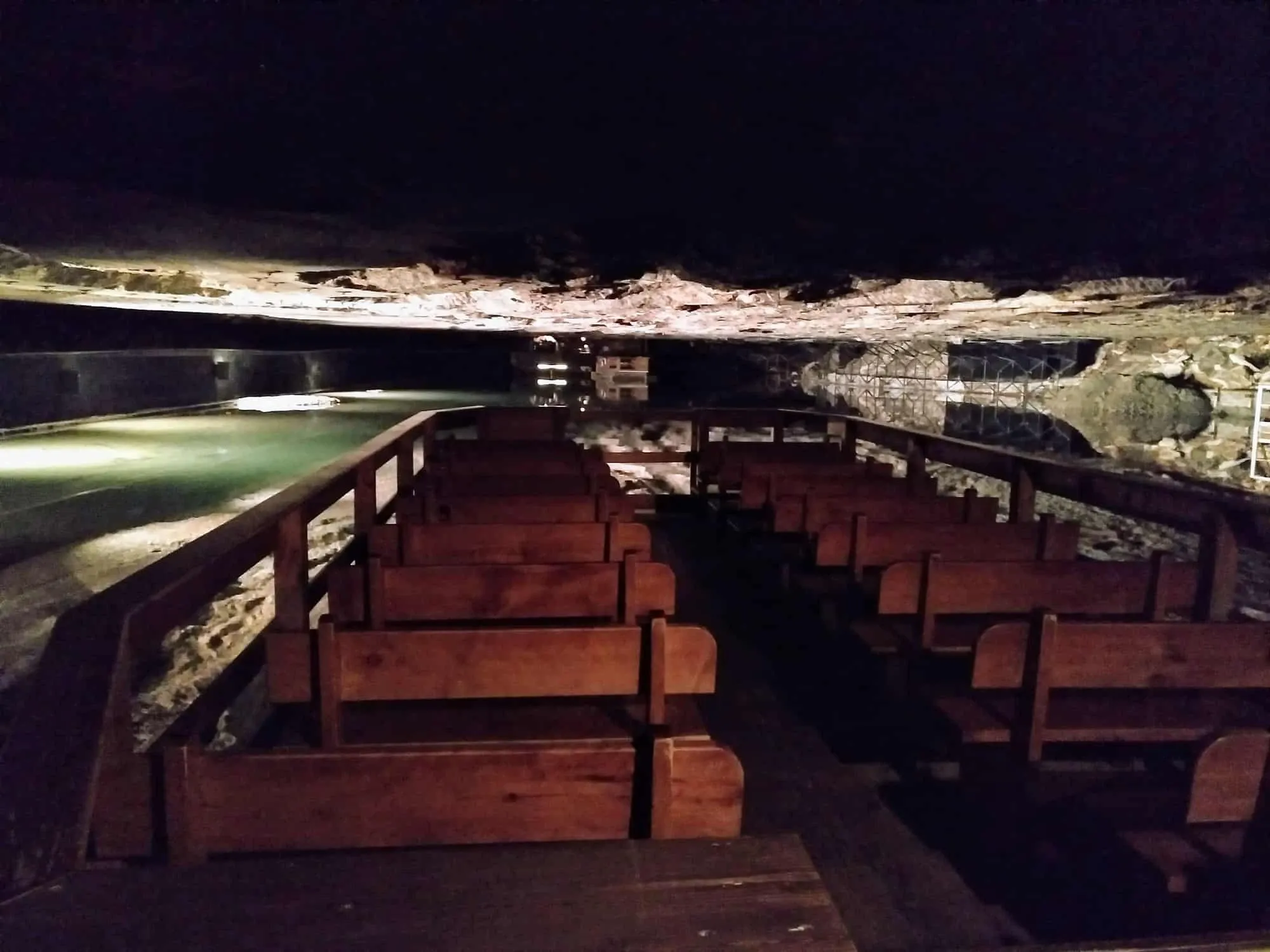 Salzsee im Salzbergwerk in Berchtesgaden