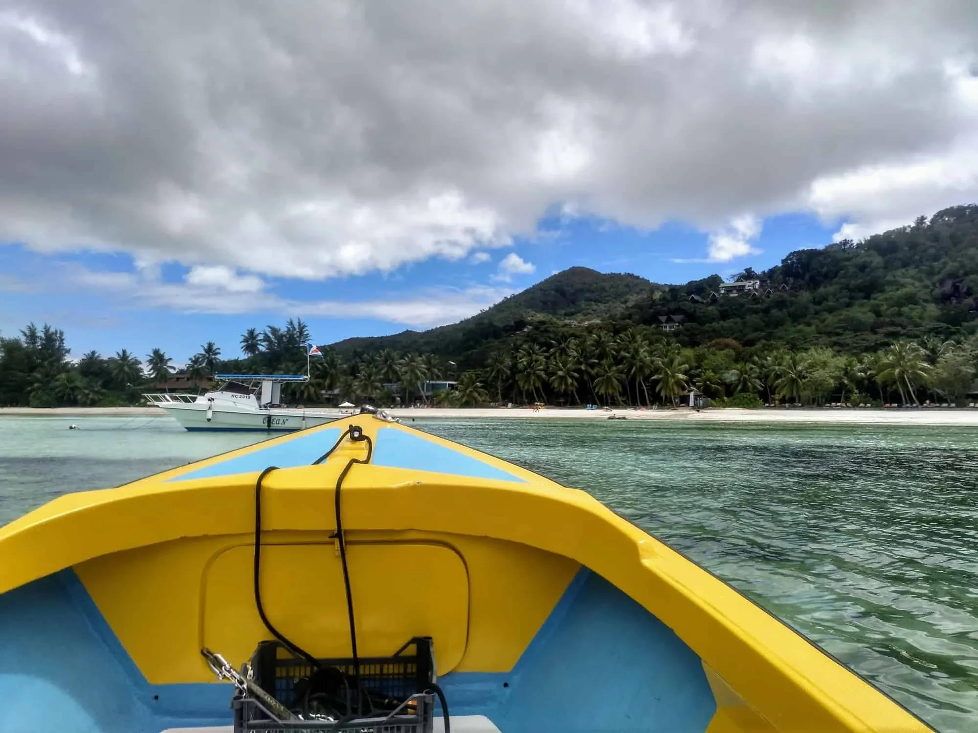 Zu Zweit mit dem Wassertaxi von Praslin nach Curieuse | Seychellen