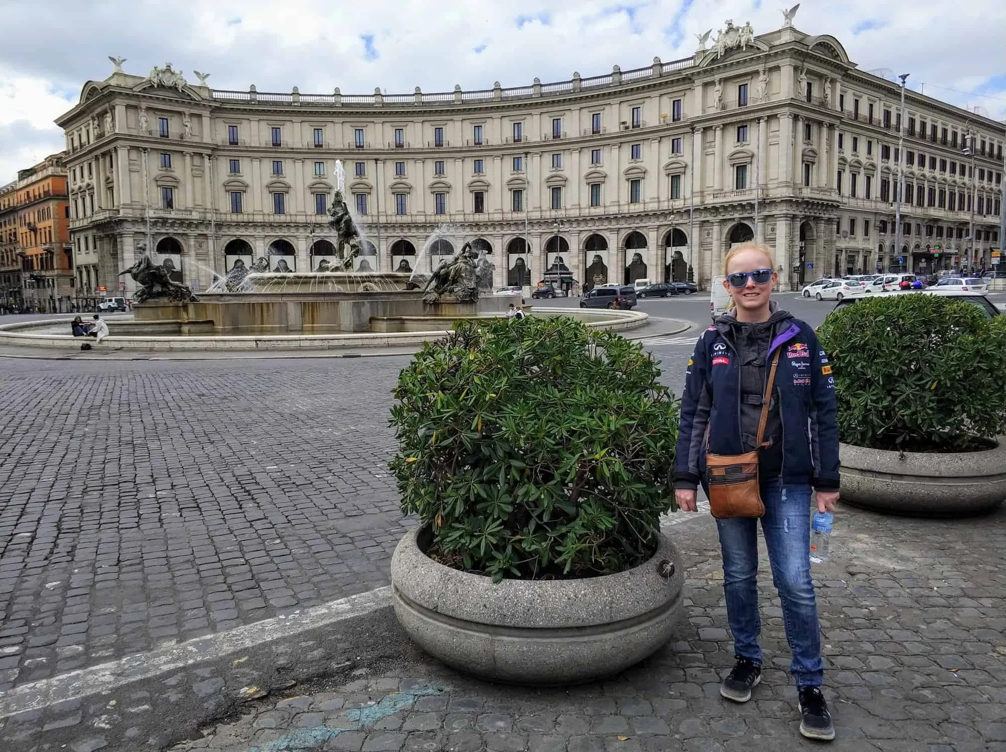 Piazza della Repubblica in Rom Italien